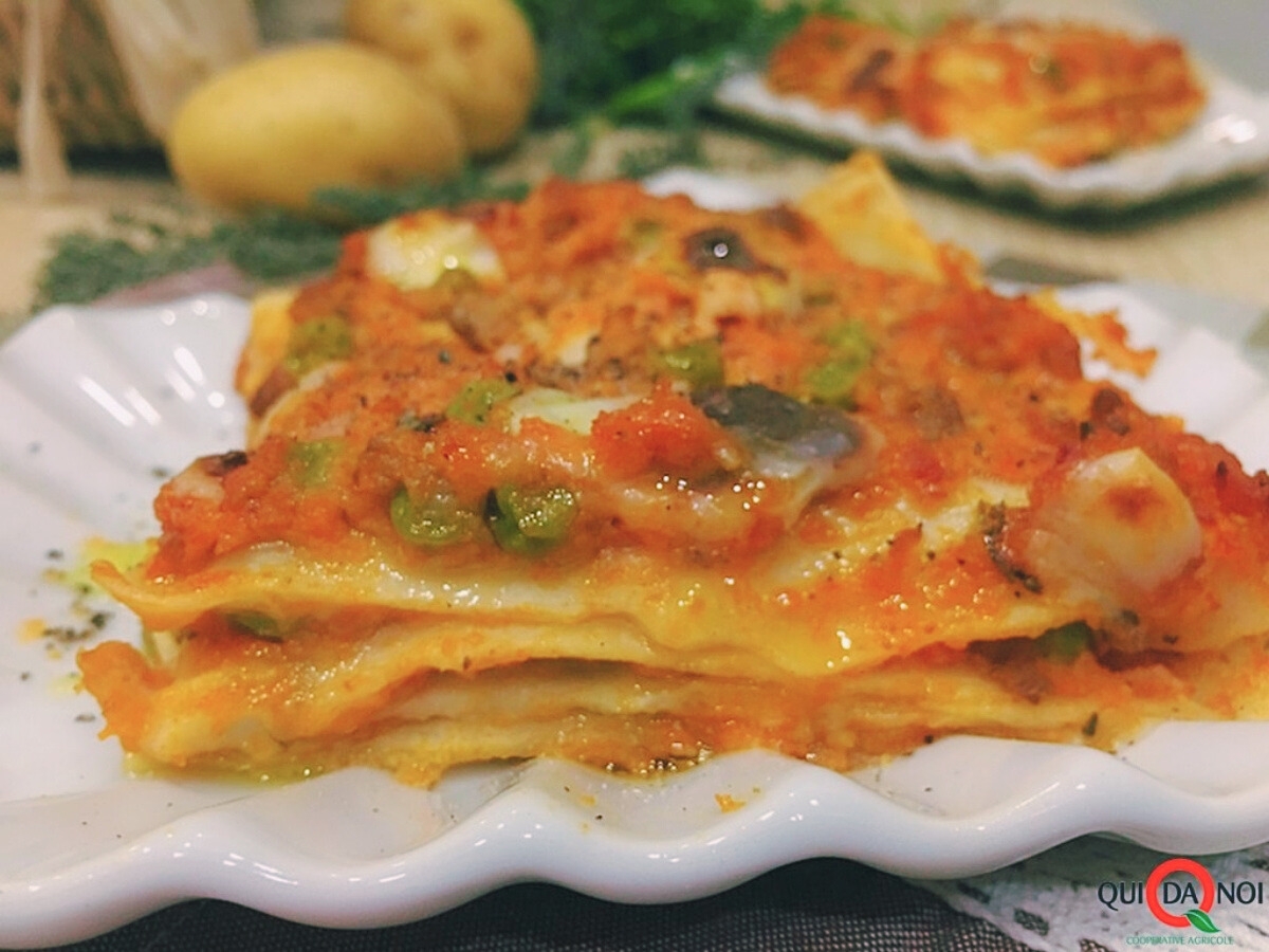 Lasagne al Forno con Ragù di Patate