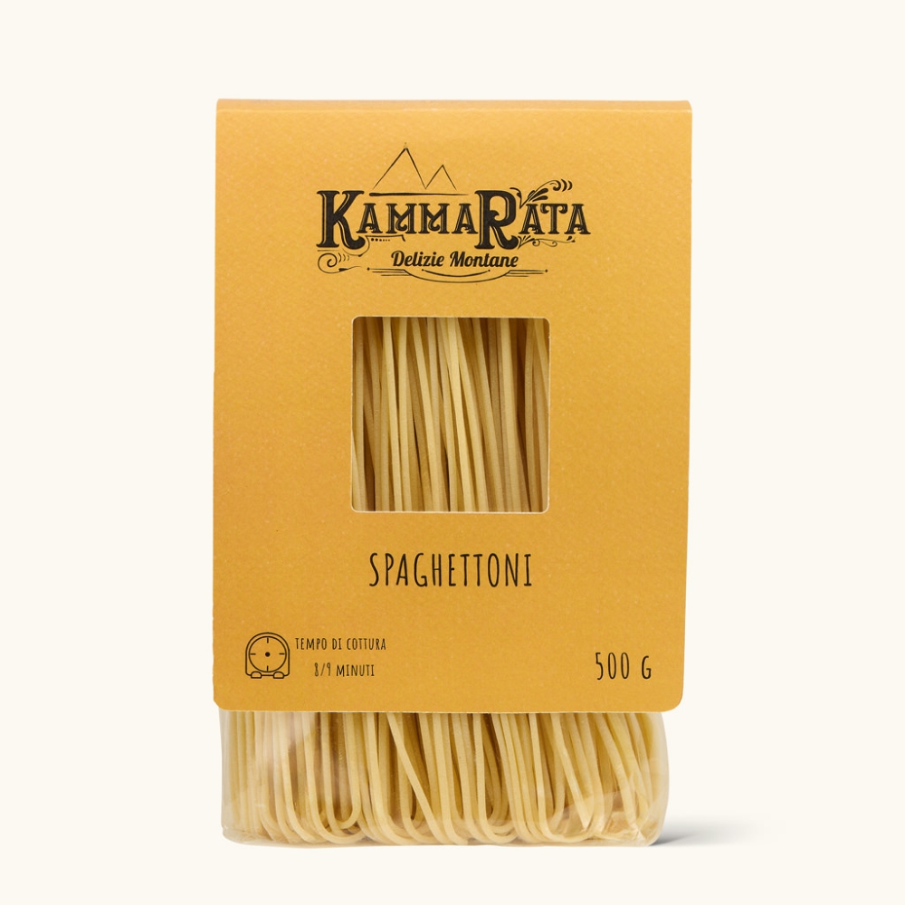 Immagine di Spaghettoni Pasta Artigianale Siciliana 500g
